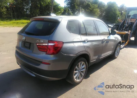 2013 BMW X3 xDrive28I from USA, damaged, VIN 5UXWX9C50D0A19849